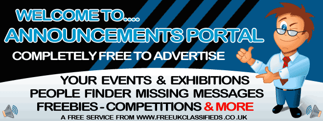 Free Announcements General Messages People Finder Classifieds